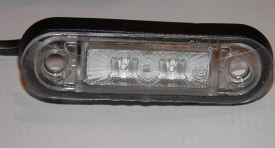 ЛІХТАР ГАБАРИТІВ ЖОВТИЙ 80X20 БЕЗ КРОНШТ.ДІОД =