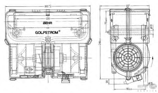 Радиатор печки