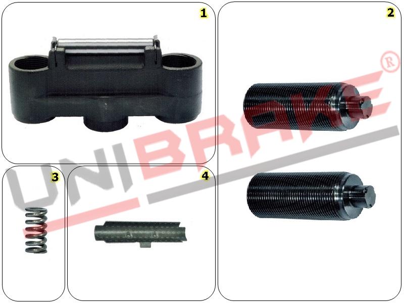 РМК СУПОРТА(БІНОКЛЬ) З ГВИНТАМИ SB6/7...19,5"/22,5"