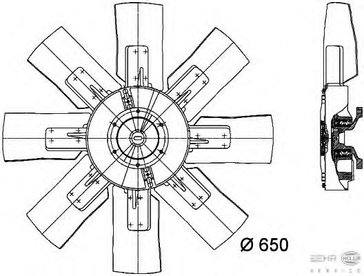 Вентилятор радиатора