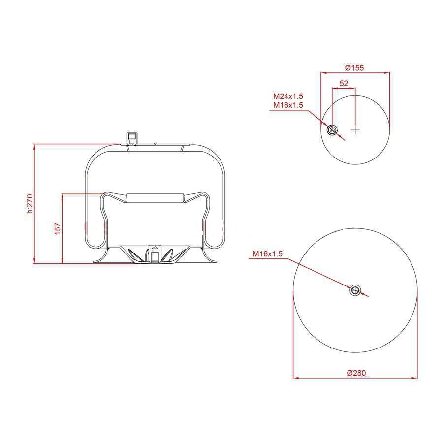 ПНЕВМОРЕСОРА (ШТУЦЕР ЗБОКУ) ЗІ СТАКАНОМ  MB ACTROS