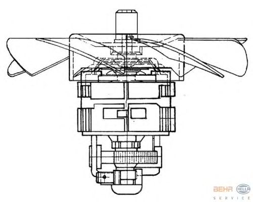 Вентилятор салона