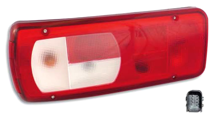 ЗАДНІЙ ЛІХТАР З ПІДСВІТКОЮ ФІШКА LH DAF CF, XF E-MARK