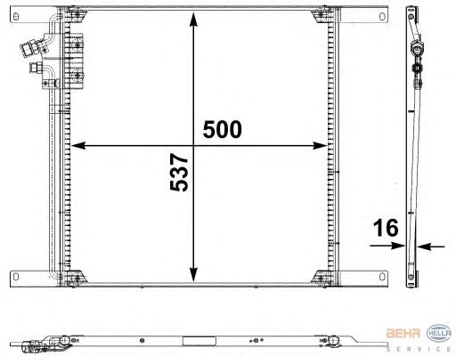 Радиатор кондиционера