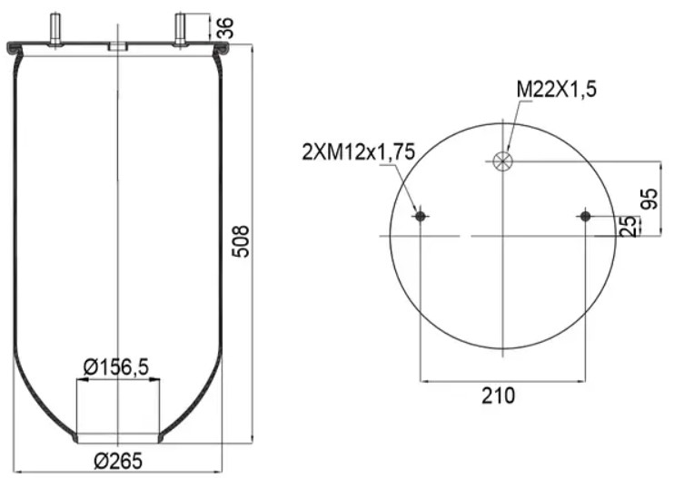 ПНЕВМОРЕСОРА.FIR.1T19L11 (2923V)SAF БЕЗ СТАКАНА