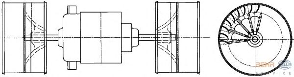 Вентилятор салона