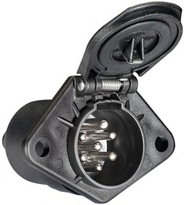 ГНІЗДО ЕЛ.EURO З ШТЕКЕРОМ ПЛАСТИК ПІД БОЛТ