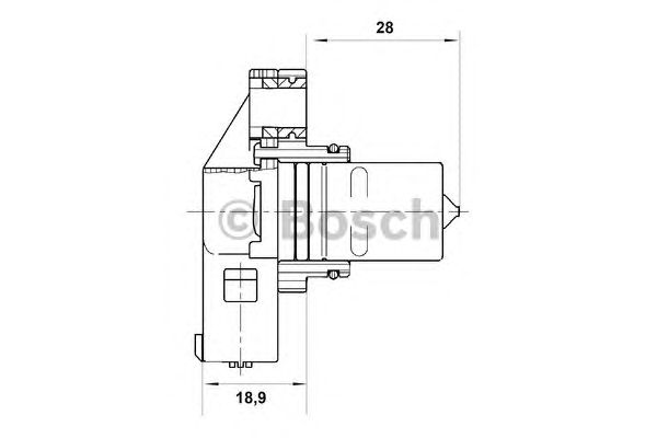 Датчик АБС при колесе