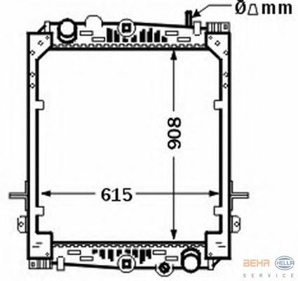 РАДІАТОР ДВИГУНА