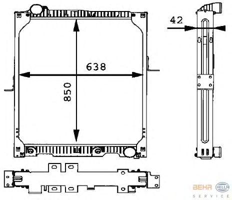 РАДІАТОР ДВИГУНА