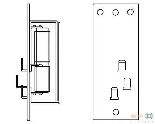 Резистор обдува