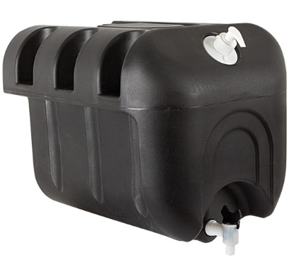 БАЧОК ДЛЯ МИТТЯ РУК ЧОРНИЙ 30л (З КРАНОМ ТА ДОЗАТОРОМ МИЛА)